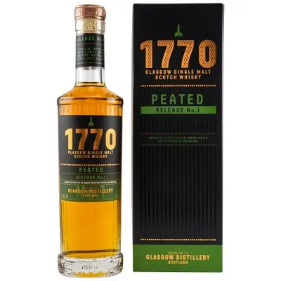1770 Glasgow Single Malt Scotch Whisky Peated Release No. 1