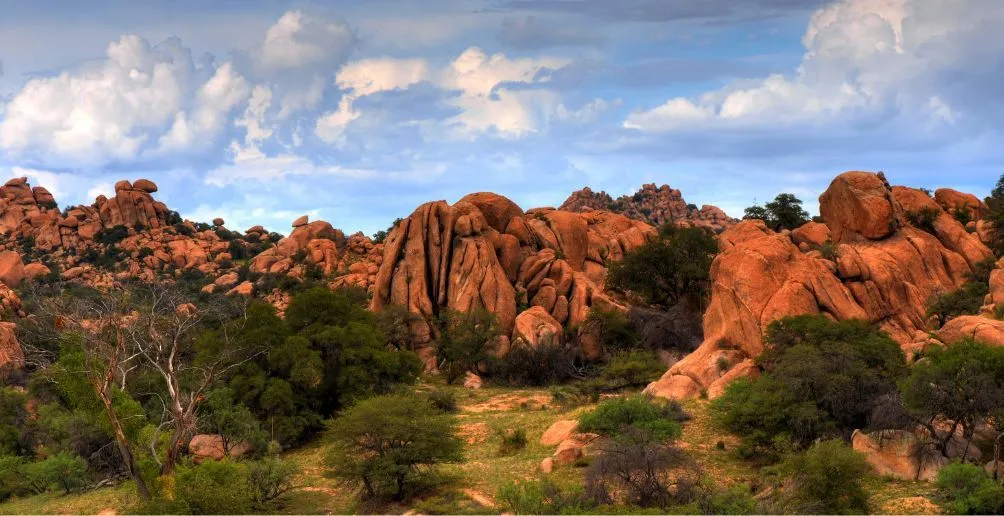 Landschaftlicher Blick auf den Texan Canyon