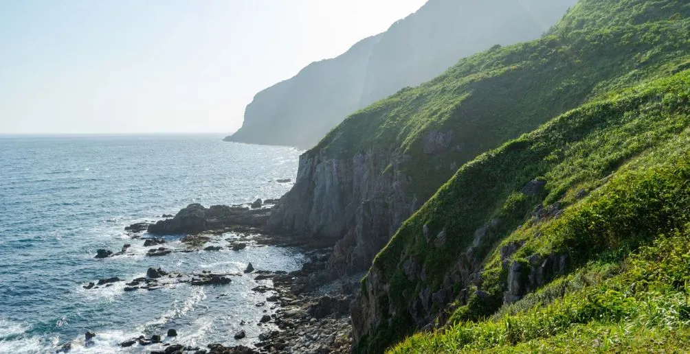 Die Landschaft von Hokkaido