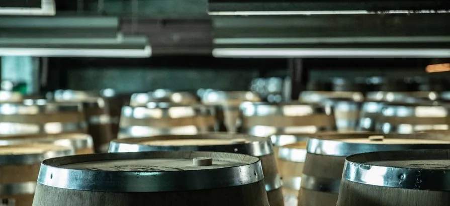 Few casks stored in the FEW warehouse