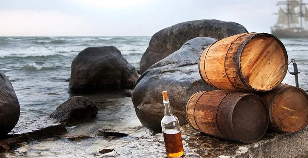 Rum wurde zum Lieblingsgetränk in Neuengland
