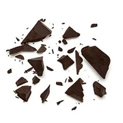Chunks of dark chocolate