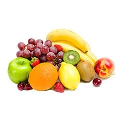 A mixture of different fruits