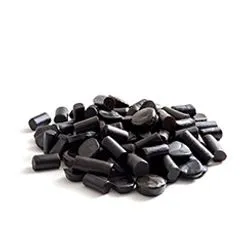 A pile of liquorice candy