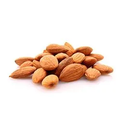 A pile of almonds