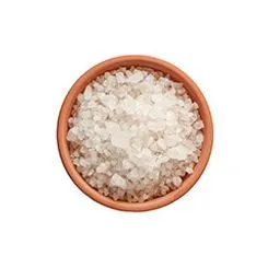 A bowl full of salt crystals
