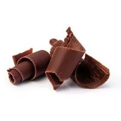 Shreds of chocolate