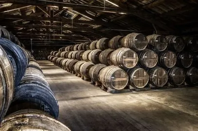 Distillation and barrel ageing at Remy Martin distillery